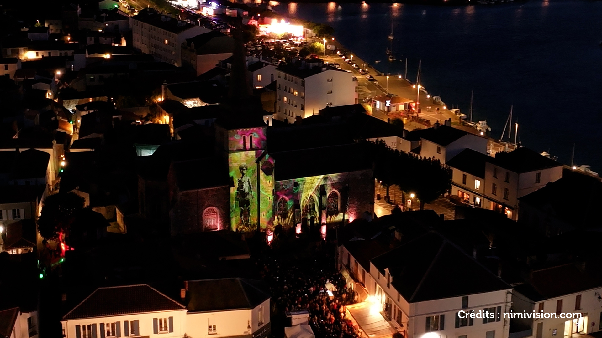 Mapping Architecturale studio Dripmoon Saint Gilles Croix de vie